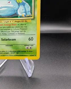 Venusaur 15/102 - Base Set Holo - Vintage Pokemon TCG WOTC - MP - Image 5