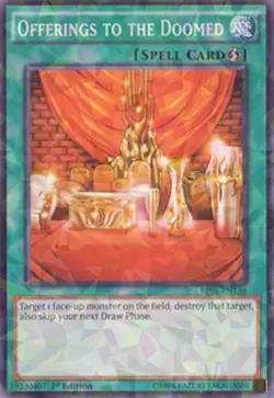 1x (NM) Offerings to the Doomed - BP03-EN138 - Shatterfoil - 1st Edition YuGiOh - Image 1