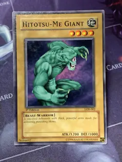 Hitotsu-Me Giant LOB-002 the Legend of Blue Eyes White Dragon 1st Edition - Image 1