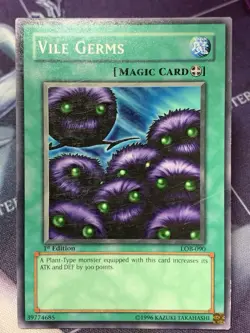 Vile Germs LOB-090 The Legend of Blue Eyes White Dragon 1st Edition - Image 1