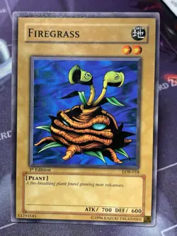 Firegrass LOB-018 the Legend of Blue Eyes White Dragon 1st Edition - Image 1