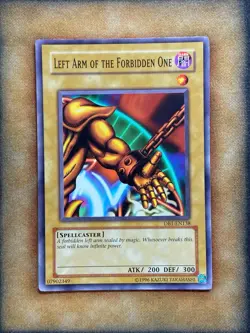 Yugioh Left Arm of the Forbidden One DB1-EN138 Common NM - Image 1