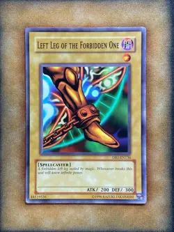 Yugioh Left Leg of the Forbidden One DB1-EN136 Common NM - Image 1