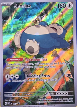 Pokemon TCG Snorlax Promo Holo Card 151 Scarlet and Violet 051 - Image 1