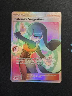 Pokemon Cards: Team Up Ultra Rare Full Art: Sabrina's Suggestion 181/181 mint - Image 1