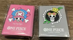 ONE PIECE Card Game Official Sleeves Tony Tony Chopper & Brook 70pcs x2 New - Image 1