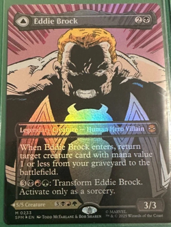Eddie Brock (0233) (Borderless) [Marvel Spider-Man] Foil Near Mint - Image 1