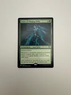 Curse of Clinging Webs Commander: Innistrad: Midnight Hunt Regular - Image 1