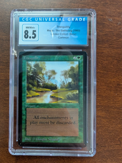 MTG Magic The Gathering Limited Edition Beta Tranquility CGC Graded 8.5 NM/Mint+ - Image 1
