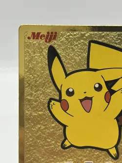 Pikachu Get Card Gold Meiji Foil Japanese Pokemon Card 2000 - Image 5