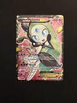Pokemon TCG Meloetta EX RC25 Legendary Treasures Ultra Rare Full Art Holo - Image 1