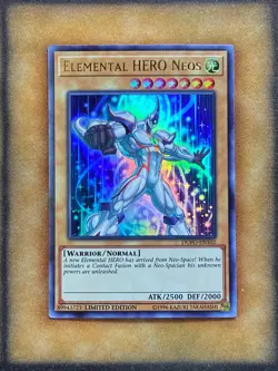 Yugioh Elemental HERO Neos DUPO-EN102 Ultra Rare Limited Edition LP - Image 1