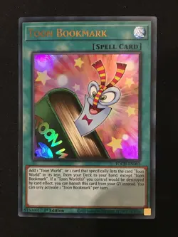 ( TOON BOOKMARK ) - Ultra Rare - TOCH-EN003 - 1st - NM - Yu-Gi-Oh Toon Chaos - Image 1