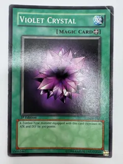 Violet Crystal LOB-042 1st Edition - Legend of Blue Eyes White Dragon - Image 1