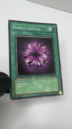 Violet Crystal LOB-042 1st Edition - Legend of Blue Eyes White Dragon - Image 2