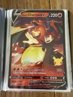 Pokemon TCG 7 Jumbo Cards + 30 Page Binder, Pikachu Charizard Regidrago Holo - Image 4