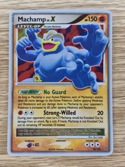 Machamp LV.X Stormfront 98/100 Holo Rare Holo LV.X Pokemon Card Nintendo 2008 LP - Image 1