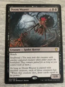 Doom Weaver Commander: Innistrad: Crimson Vow 34 Near Mint FREE SHIPPING - Image 1