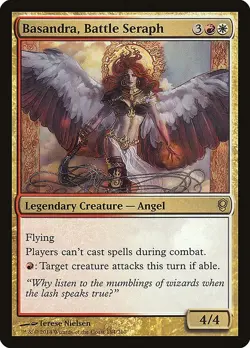 Basandra, Battle Seraph 1x MtG Conspiracy SP/NM - Image 1