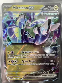 Pokemon TCG Miraidon EX 122/162 Temporal Forces Double Rare Holo NM/Mint - Image 1