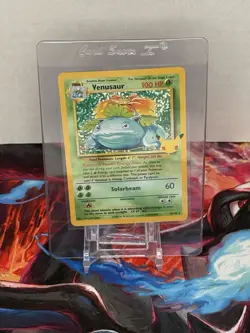 Pokemon TCG Celebrations Venusaur Holo Rare Card #15/102 Classic Collection - Image 1