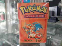 Pokemon Trading Card game DECK BOX - Vintage Charizard - BOX ONLY - Image 1