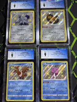 Pokemon Shining Fates Cramorant Eiscue Duraludon Stunfisk Cgc9 - Image 1
