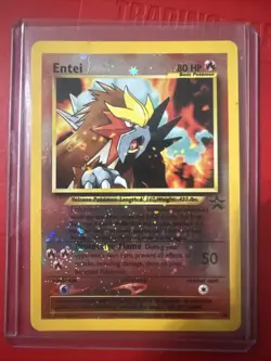 Pokemon TCG Entei Wizards Black Star Promos 34 Holo Promo Promo - Image 1