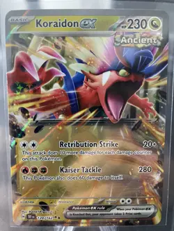 Holofoil Koraidon ex 120/162 Double Rare Temporal Forces Pokemon TCG NM - Image 1