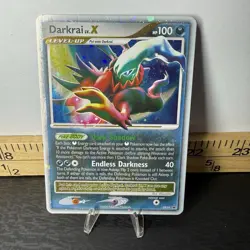 Pokemon TCG Darkrai LV.X DP19 Ultra Rare Diamond & Pearl Promo LP - Image 1