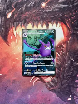 Team Rocket’s Crobat EX 213/182 Pokemon Destined Rivals Ultra Rare Card NM 🦇 - Image 2