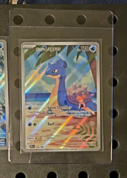 POKEMON DESTINED RIVALS 3 CARD LOT CYNTHIAS GARCHOMP SIR, MISTYS PSYDUCK& LAPRAS - Image 5