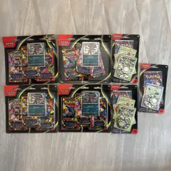 Pokemon Tcg Lot Of 7 Phantasmal Flames Blisters Including 3 & 1 Packs New Sealed - Image 1