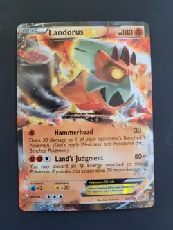 Pokemon - Landorus-EX - 89/149 - Rare Holo EX - BW - Boundaries Crossed - NM - Image 1