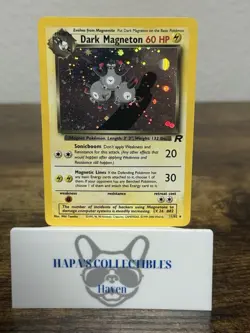 Pokemon TCG 1999-00 Wizards Of The Coast Dark Magneton 11/82 Team Rocket Holo - Image 1