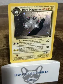 Pokemon TCG 1999-00 Wizards Of The Coast Dark Magneton 11/82 Team Rocket Holo - Image 3