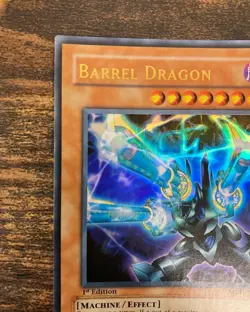 Yu-Gi-Oh! Barrel Dragon MRD-126 1st Edition Ultra Rare Asian English LP EX - Image 2