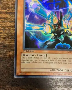 Yu-Gi-Oh! Barrel Dragon MRD-126 1st Edition Ultra Rare Asian English LP EX - Image 4