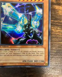 Yu-Gi-Oh! Barrel Dragon MRD-126 1st Edition Ultra Rare Asian English LP EX - Image 5