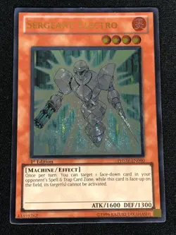 Yugioh Sergeant Electro PHSW-EN090 1ST ULTIMATE (NM) - Image 1