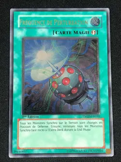 YUGIOH INTERCEPT WAVE TSHD-FR050 1ST ULTIMATE NM FRENCH - Image 1