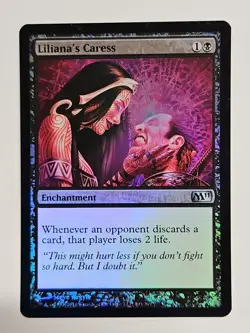 Liliana's Caress FOIL Magic 2011 (M11) Magic The Gathering MTG Card - Image 1