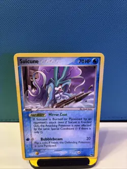 Suicune 4/17 Pop Series 2 Non Holo Pokemon Card 2006 LP - Image 1