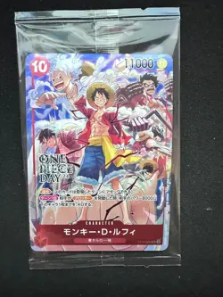 ONE PIECE Card Monkey D. Luffy ST10-006 Promo Japanese Sealed / Unopened - Image 1