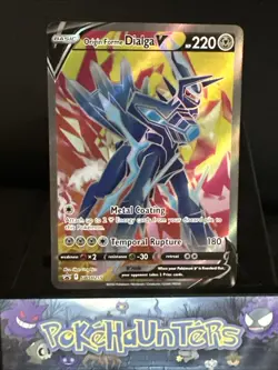 Pokemon Card Origin Forme Dialga V SWSH255 Black Star Promo Full Art Mint - Image 1