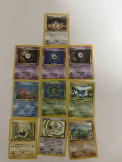1999 Pokemon Neo-Destiny 1st Edition Lot Of 10 Cards - Image 1