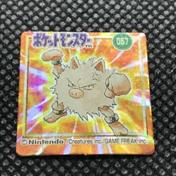 Primeape Pokemon mini card game Flake made in Japan Pocket monster Nintendo F/S - Image 2