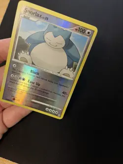 Snorlax 37/130 EXC Reverse Holo Rare Pokemon Cards Vintage - Image 3
