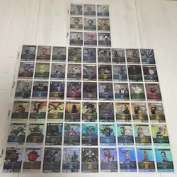 Final Fantasy TCG Foil Lot 63 Cards Near Mint - Image 1