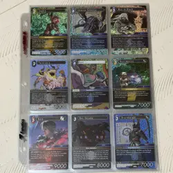 Final Fantasy TCG Foil Lot 63 Cards Near Mint - Image 3